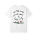 Off The Clock Good Vibes & Lazy Tides T-Shirt | Surf Sunset Tee