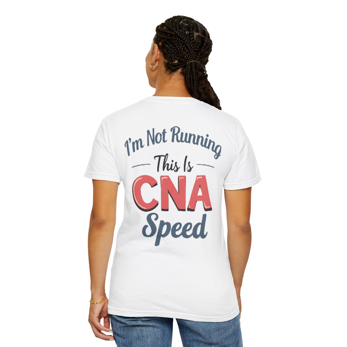 I’m Not Running This Is CNA Speed T-Shirt | Nursing Assistant Tee