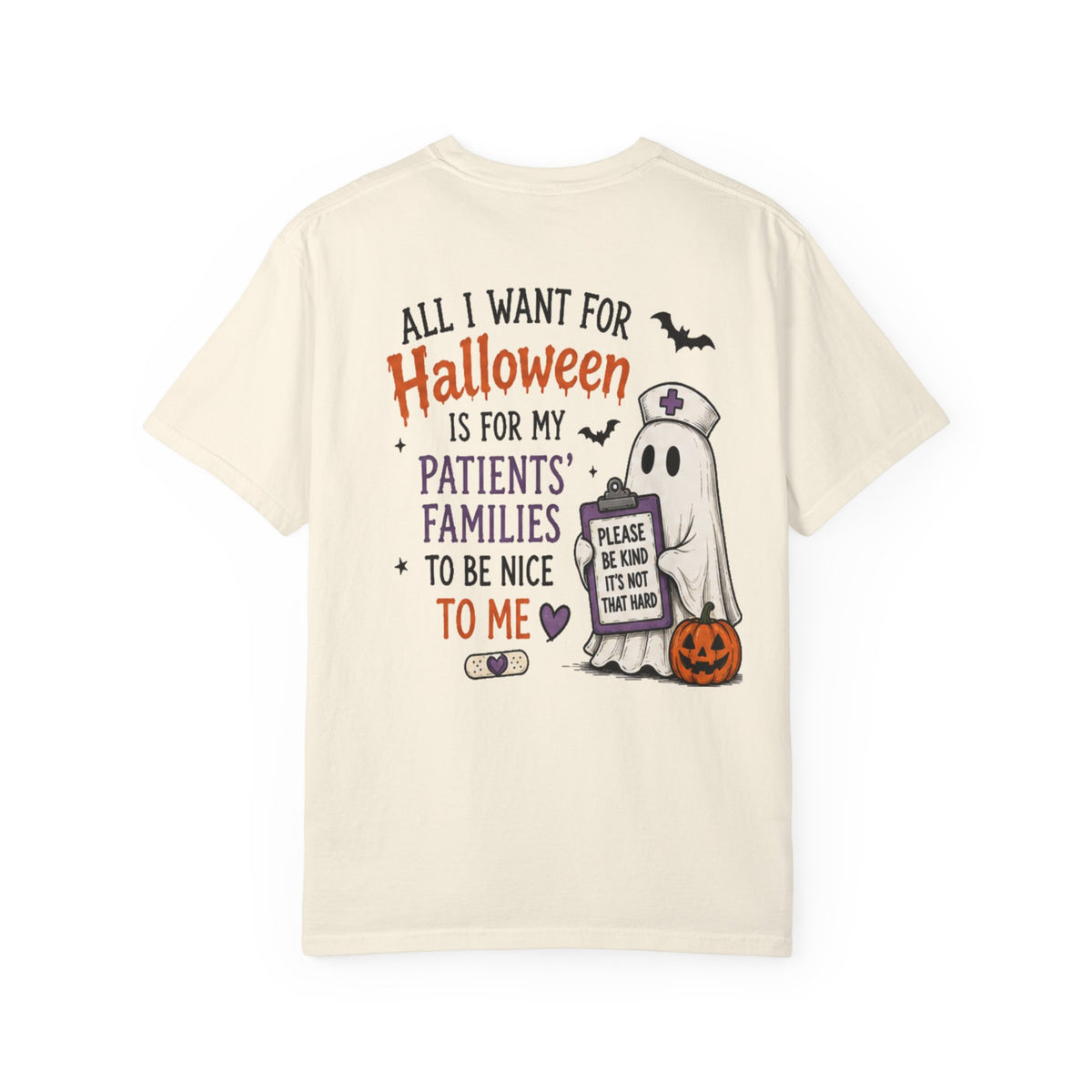 Nurse Ghost Halloween Shirt | T-Shirt, Cute Spooky Medical Design