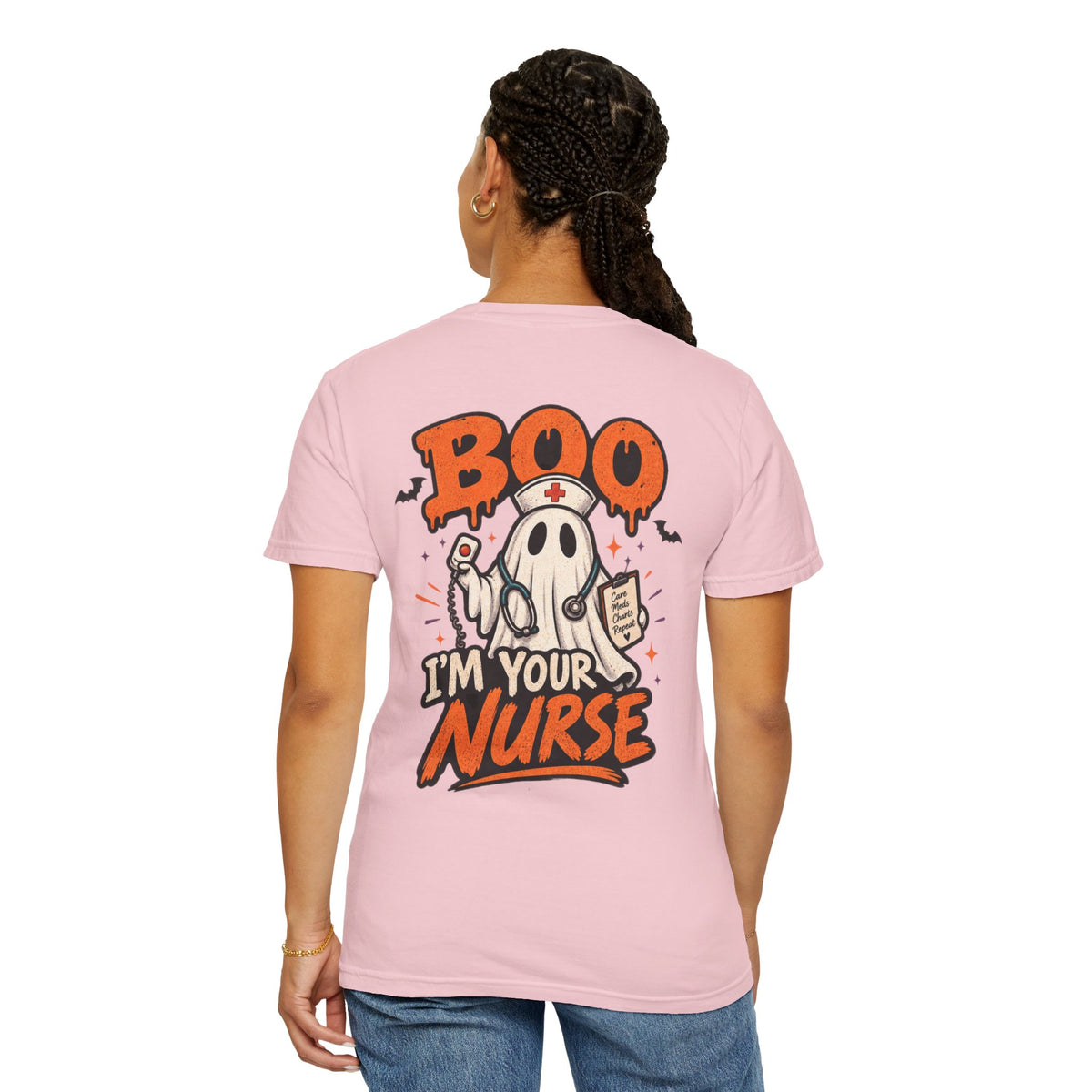 Boo I’m Your Nurse T-shirt | Halloween Ghost Nurse Tee