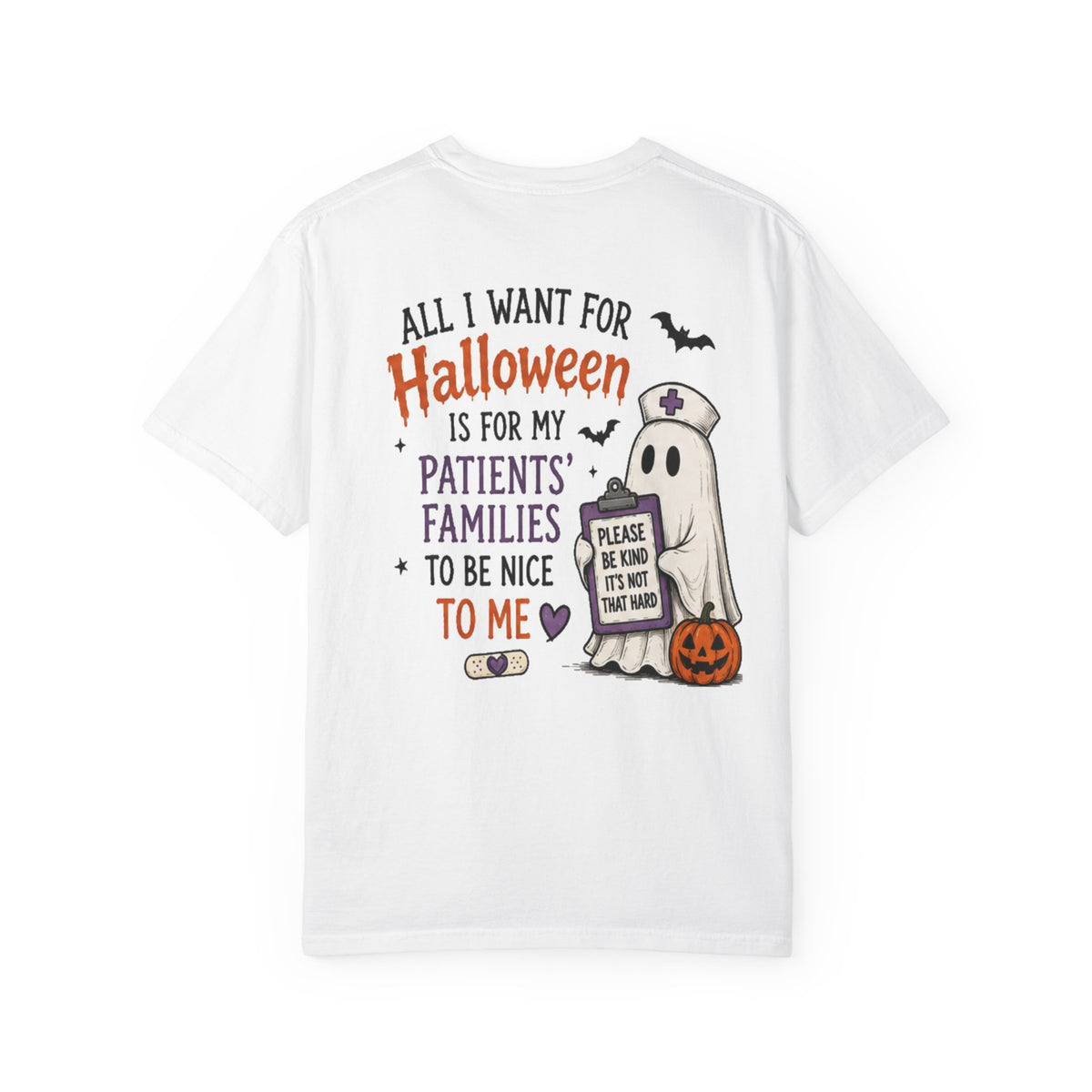 Nurse Ghost Halloween Shirt | T-Shirt, Cute Spooky Medical Design