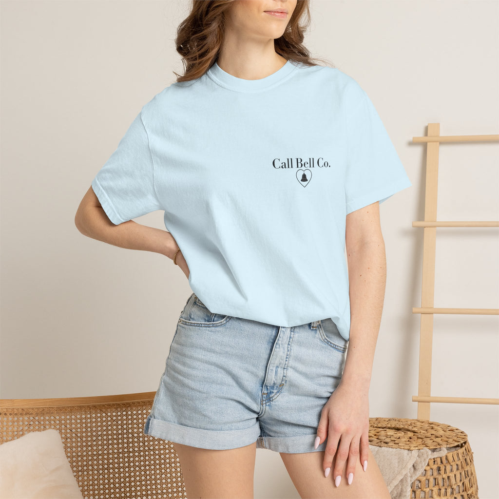 CNA Life Skull Nurse Illustration T-shirt | Rolling, Lifting, Repositioning