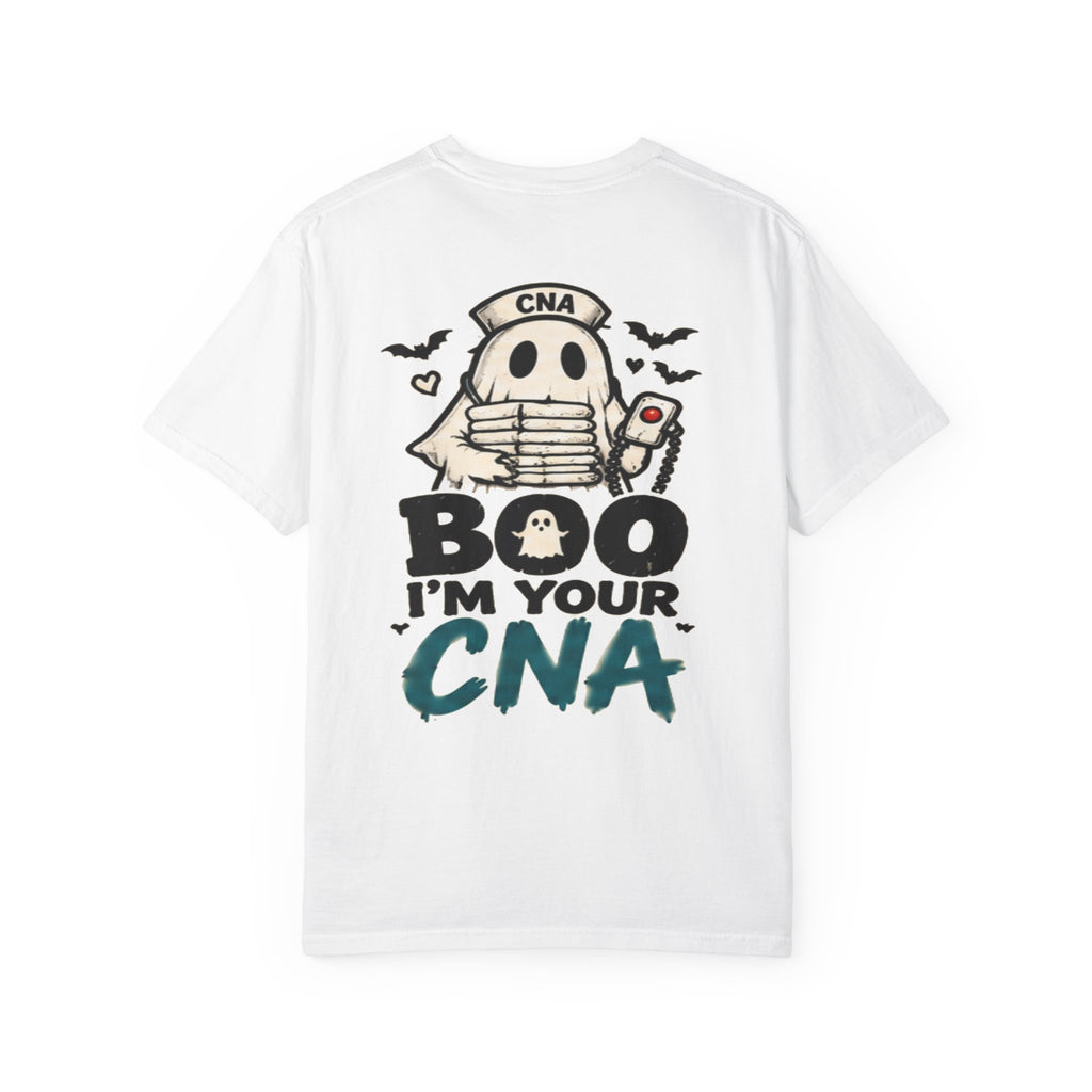 Boo I'm Your CNA T-shirt | CNA Halloween Ghost Tee
