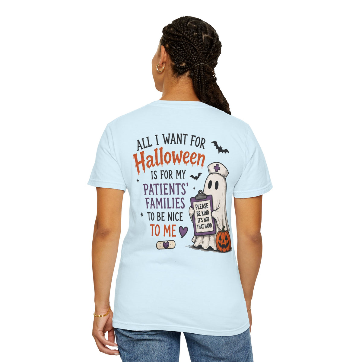 Nurse Ghost Halloween Shirt | T-Shirt, Cute Spooky Medical Design