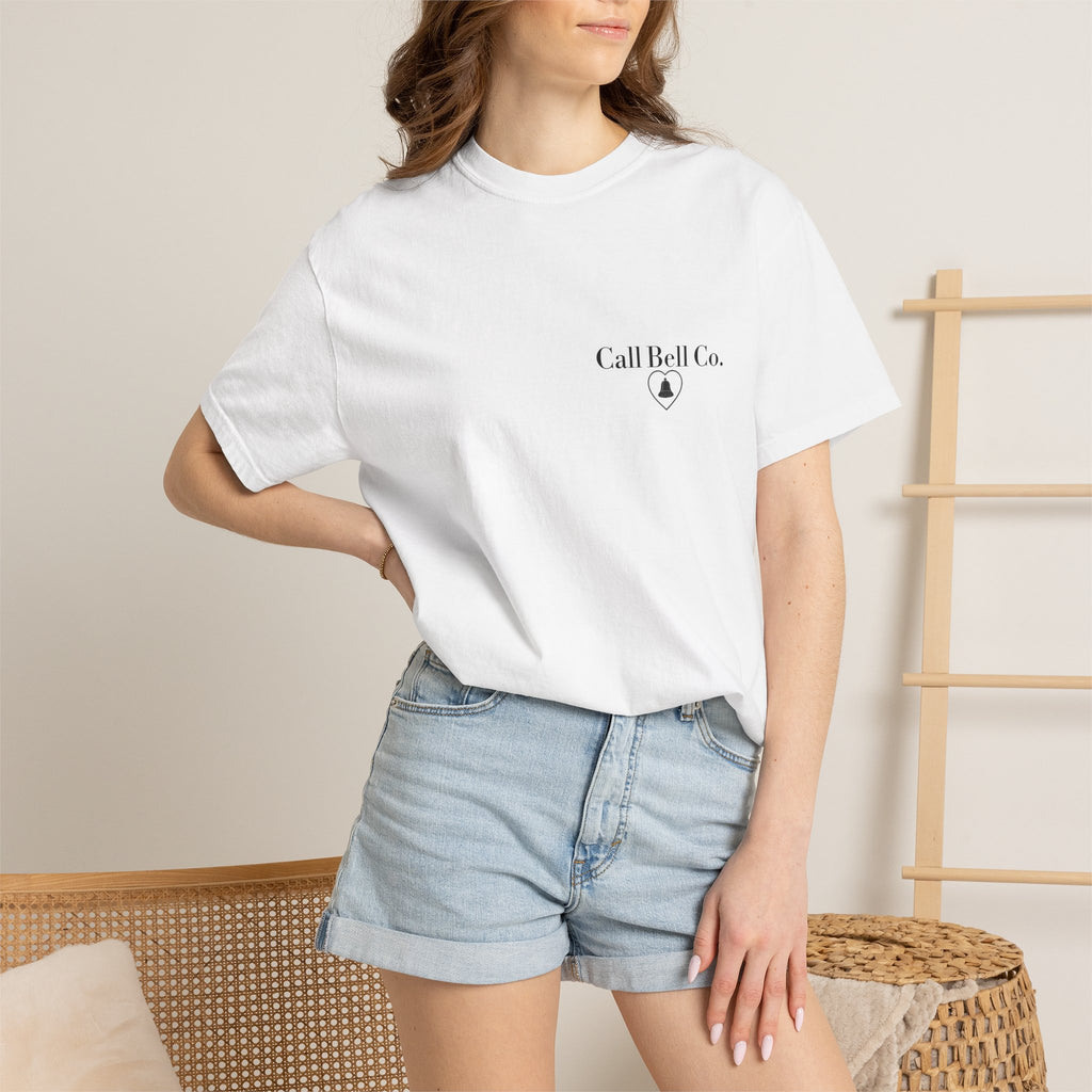 CNA Life Skull Nurse Illustration T-shirt | Rolling, Lifting, Repositioning