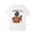 Nurse Life T-Shirt | Messy Bun, Coffee & Compassion Graphic Tee