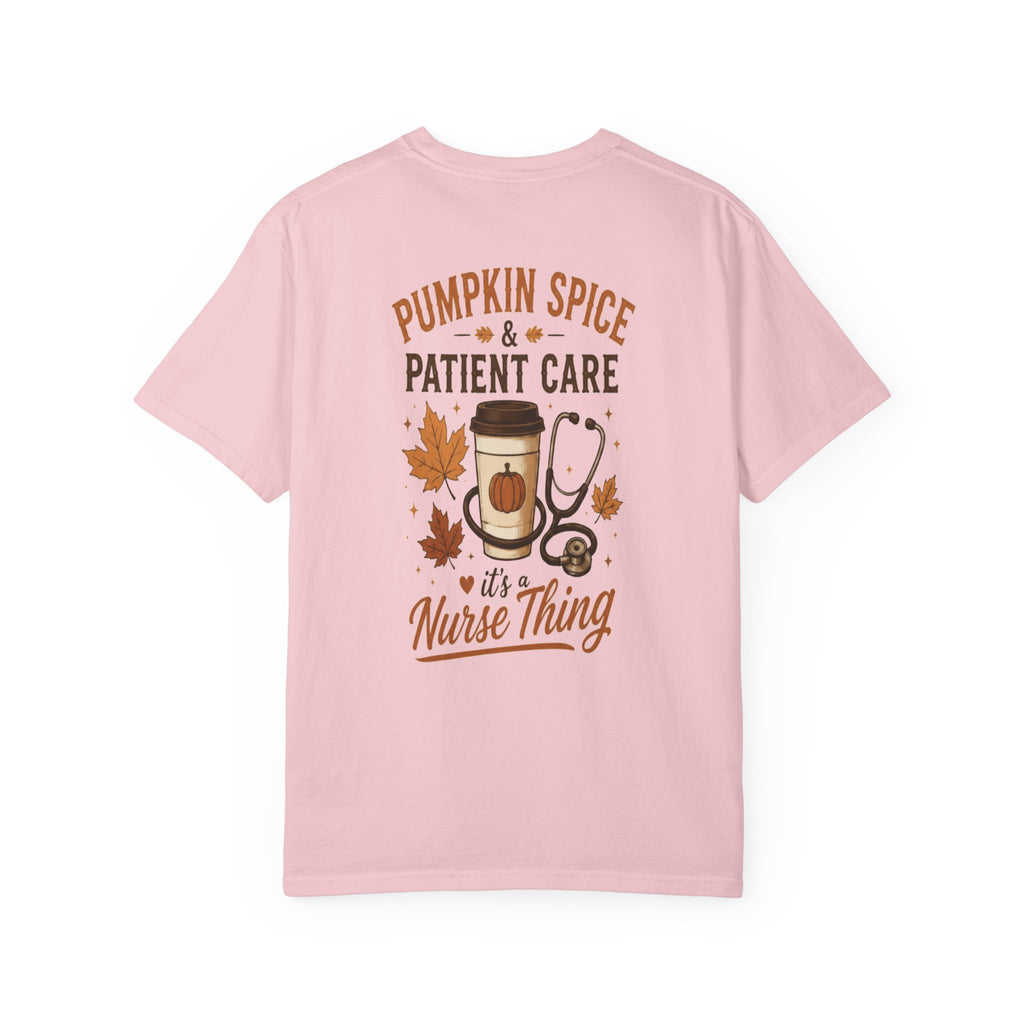 Pumpkin Spice Nurse Thing T-shirt | Fall Coffee Stethoscope Design